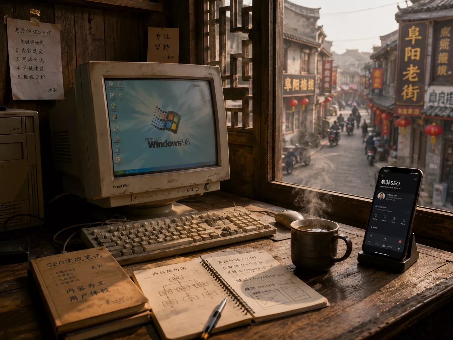 阜阳老孙的工作台，新旧设备的对比.webp