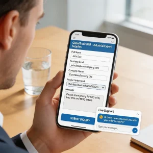WordPress外贸网站采购商用手机询盘