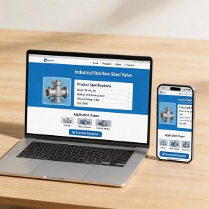 WordPress外贸网站产品详情页界面