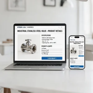 WordPress.org外贸网站询盘表单与移动端适配