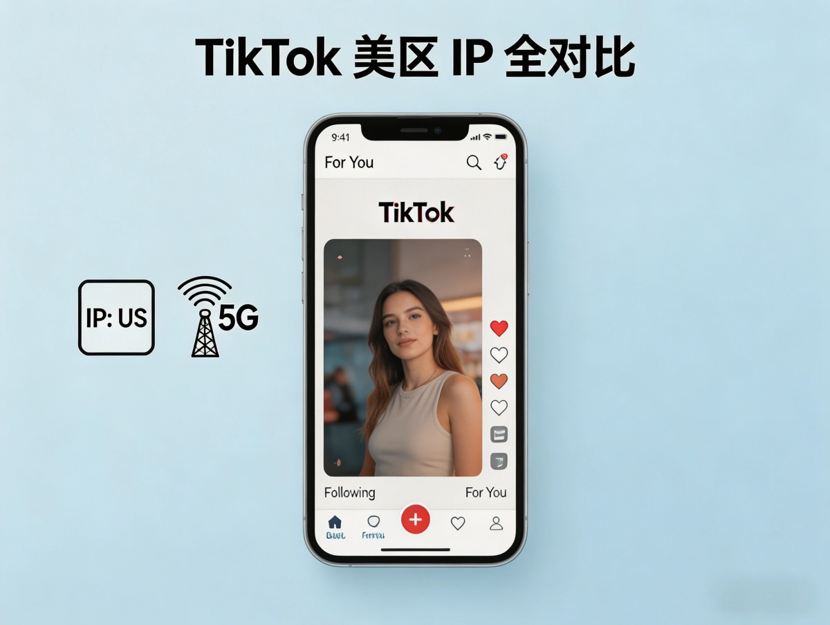 TikTok 美区 IP 全对比：住宅 IP / 机房 IP / 共享 IP 到底有什么区别？选错直接封号限流